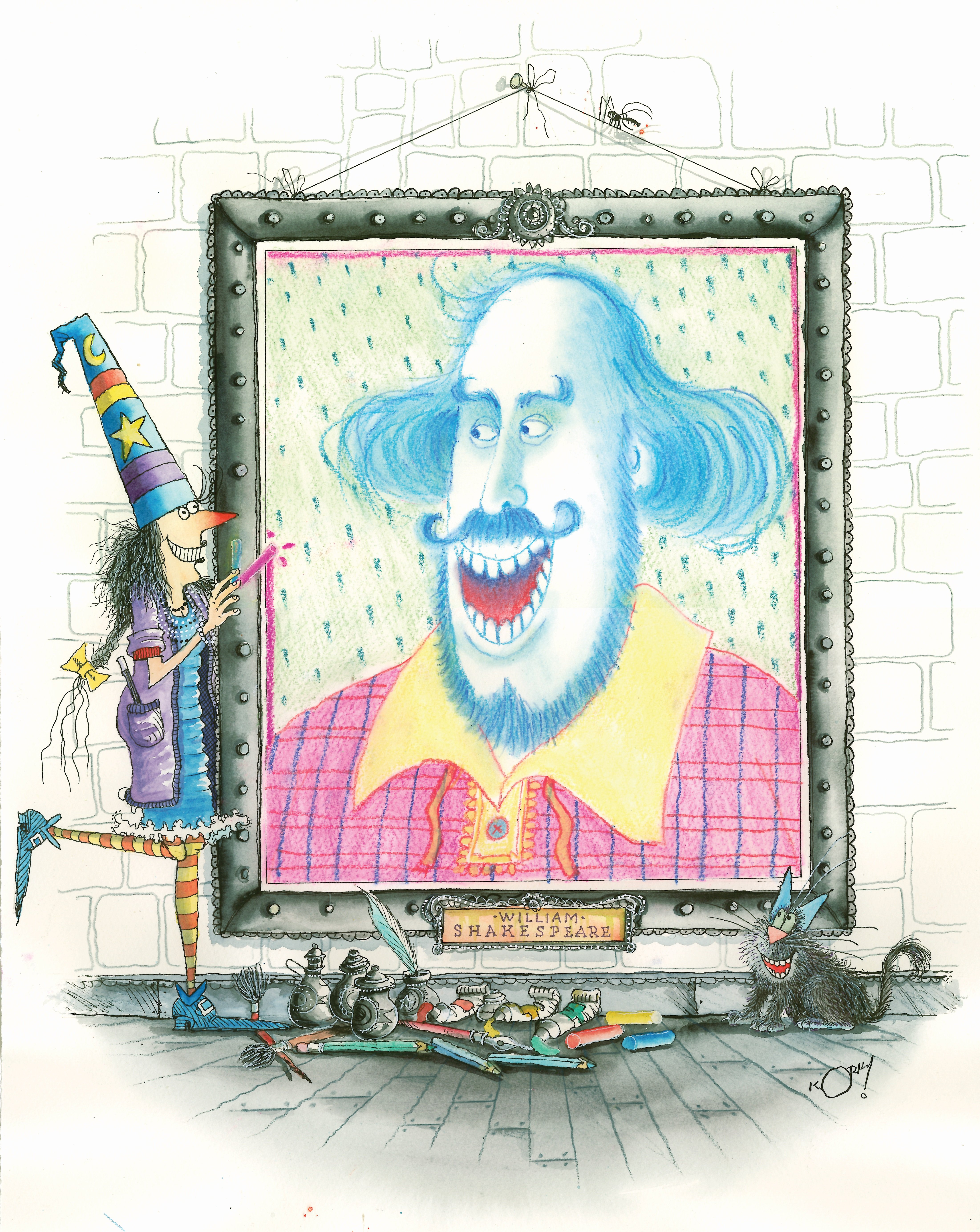 Korky Paul's Shakespeare portrait (low res)