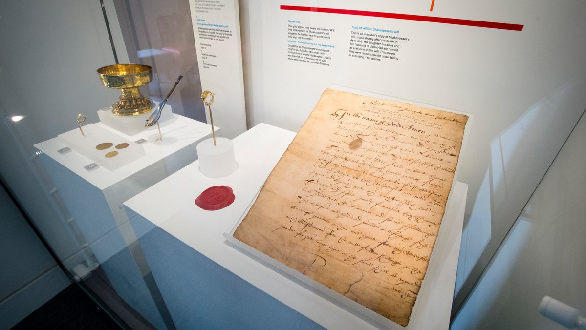Shakespeare's will