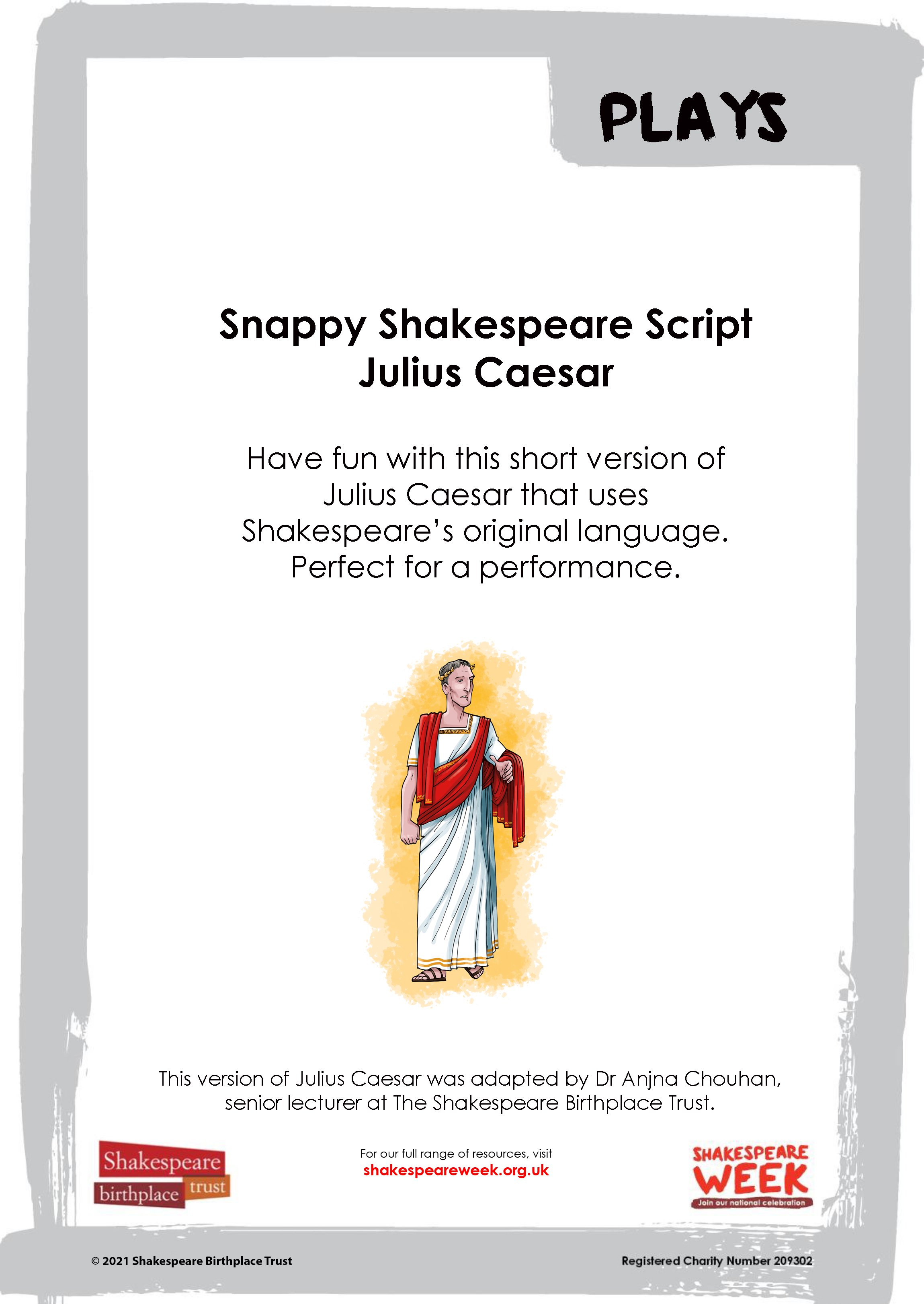 Cover sheet for Snappy Shakespeare Julius Caesar.jpg
