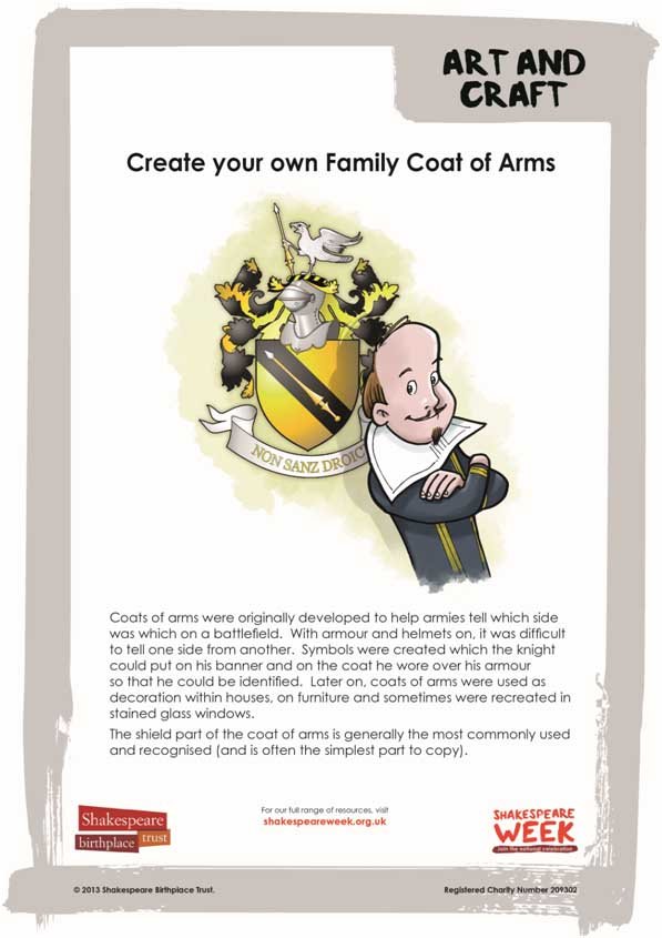 Create your own family coat of arms