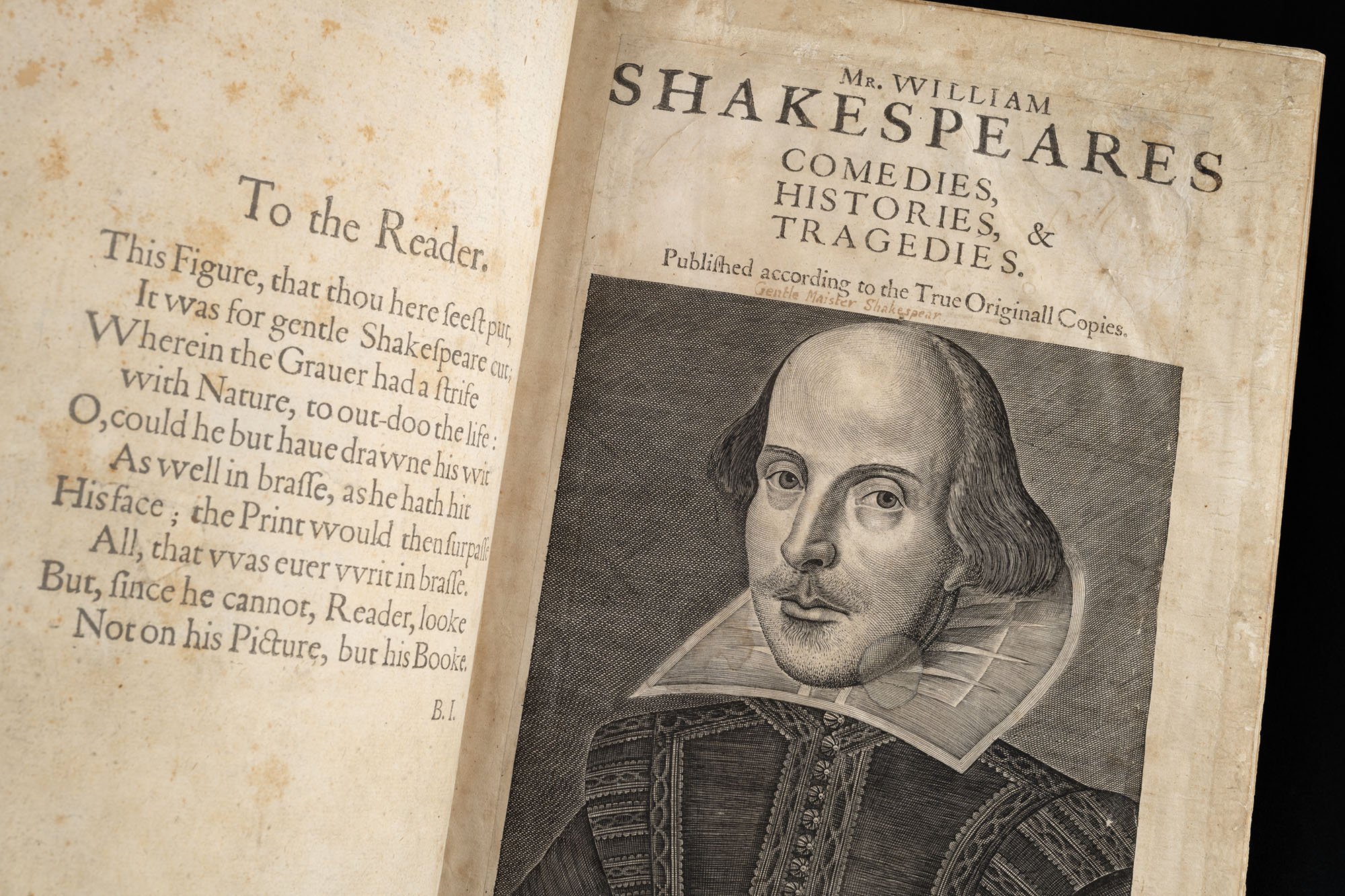 First Folio 1623 A1 Page View