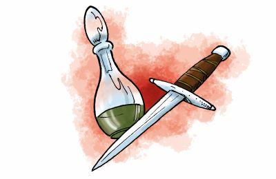 Poison and dagger