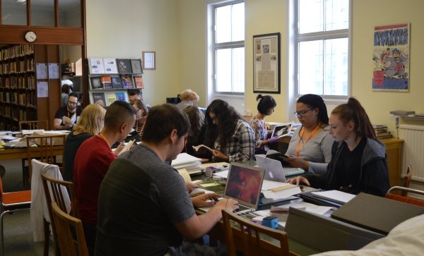 Rutgers University using the Reading Room