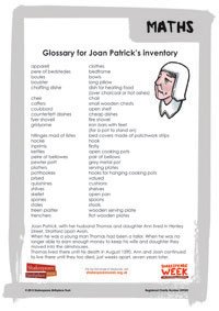 SCH.MATHS.Joan Patrick's Glossary