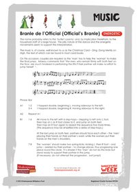 SCH. Music and Dance.Branle de l'Official