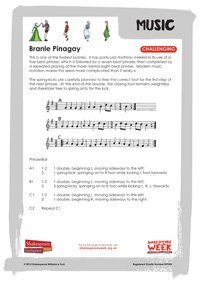 SCH>Music and Dance. Branle Pinagay