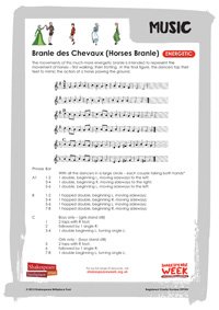 SCH.Music and Dance. Branle des Chevaux