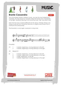 SCH.Music and dance KS1.Branle Cassandra