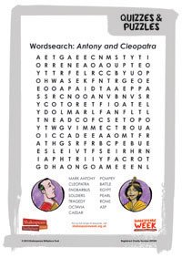 SCH.QuizzesandPuzzles.Antony and Cleopatra wordsearch copy