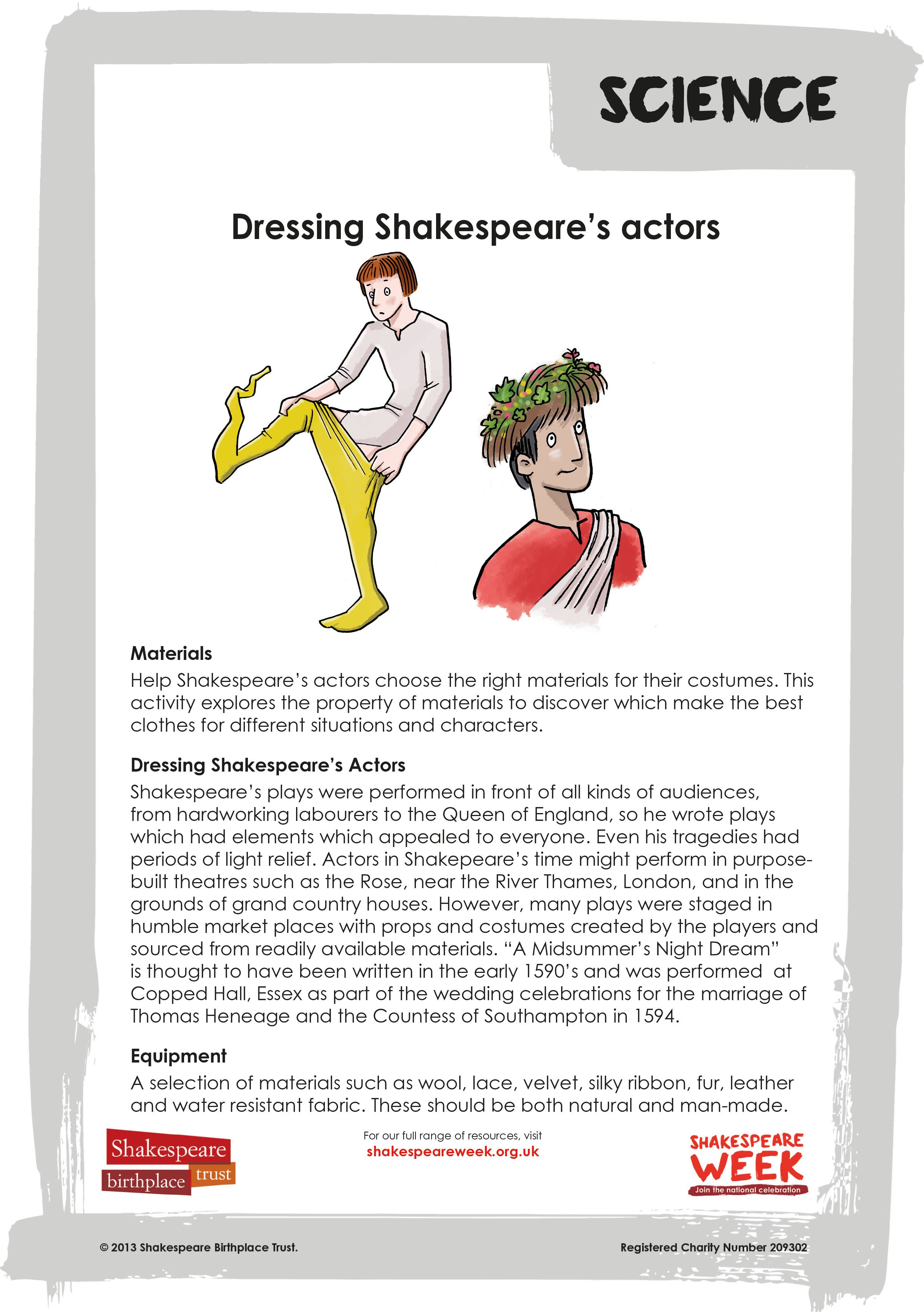 SCH.SCI.KS1.DressingActors