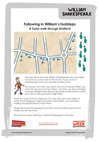 SCH.William Shakespeare. Following in William's footsteps
