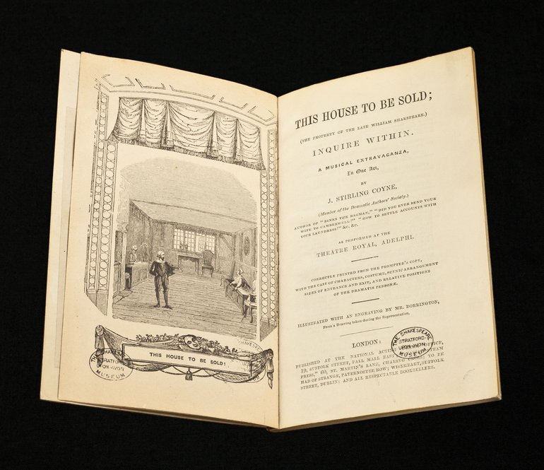 29.61/COY A script for This House to be Sold, National Acting Drama Office, 1847